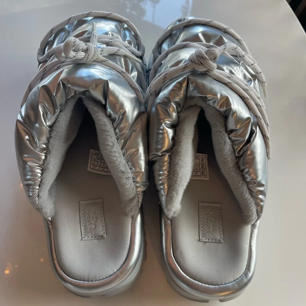 NWOB Ugg Hi Shine Space Slider Slipper - 9 - Picture 2 of 4